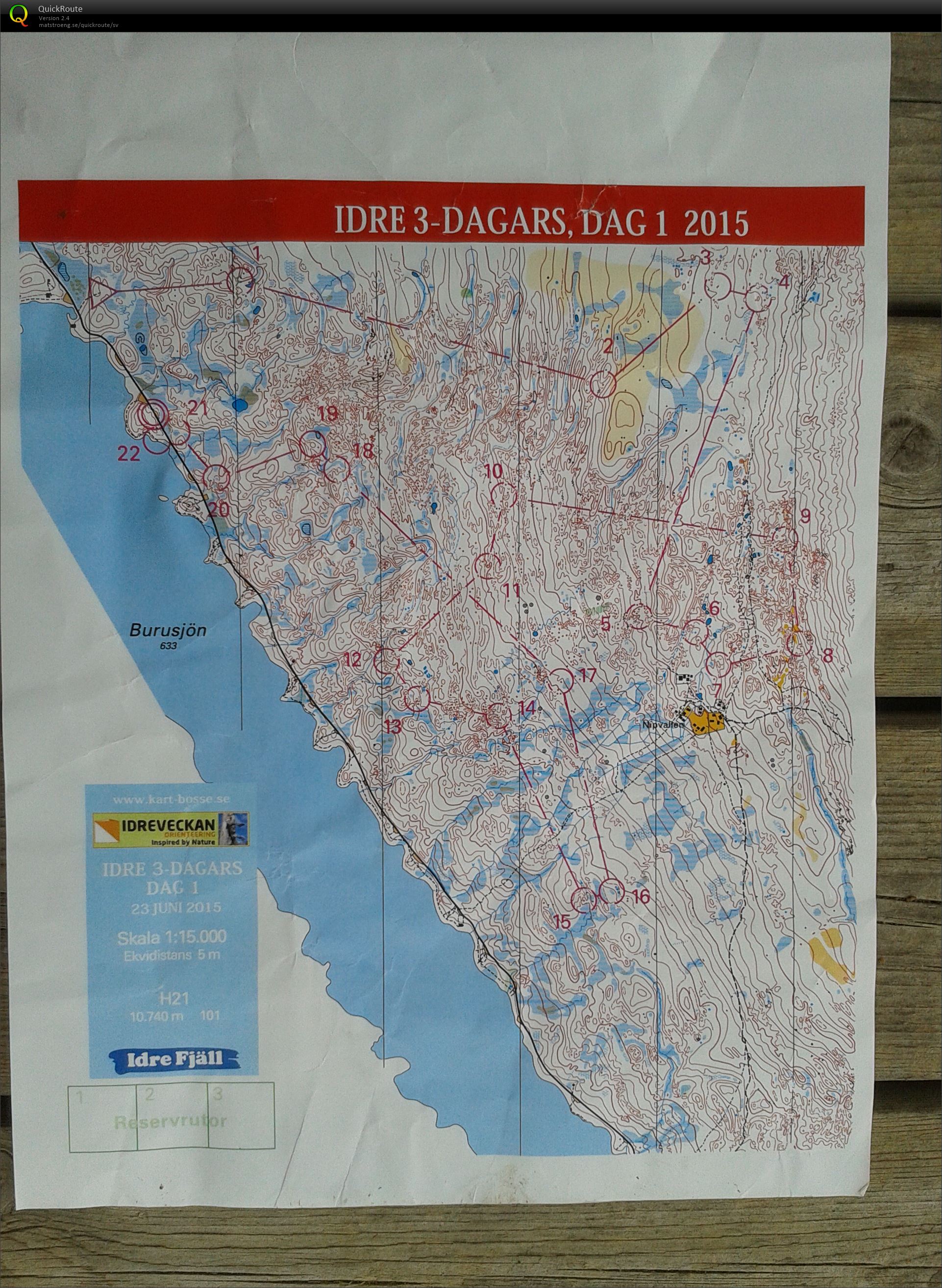 Idre 3-dagars, etapp 1 (23/06/2015)
