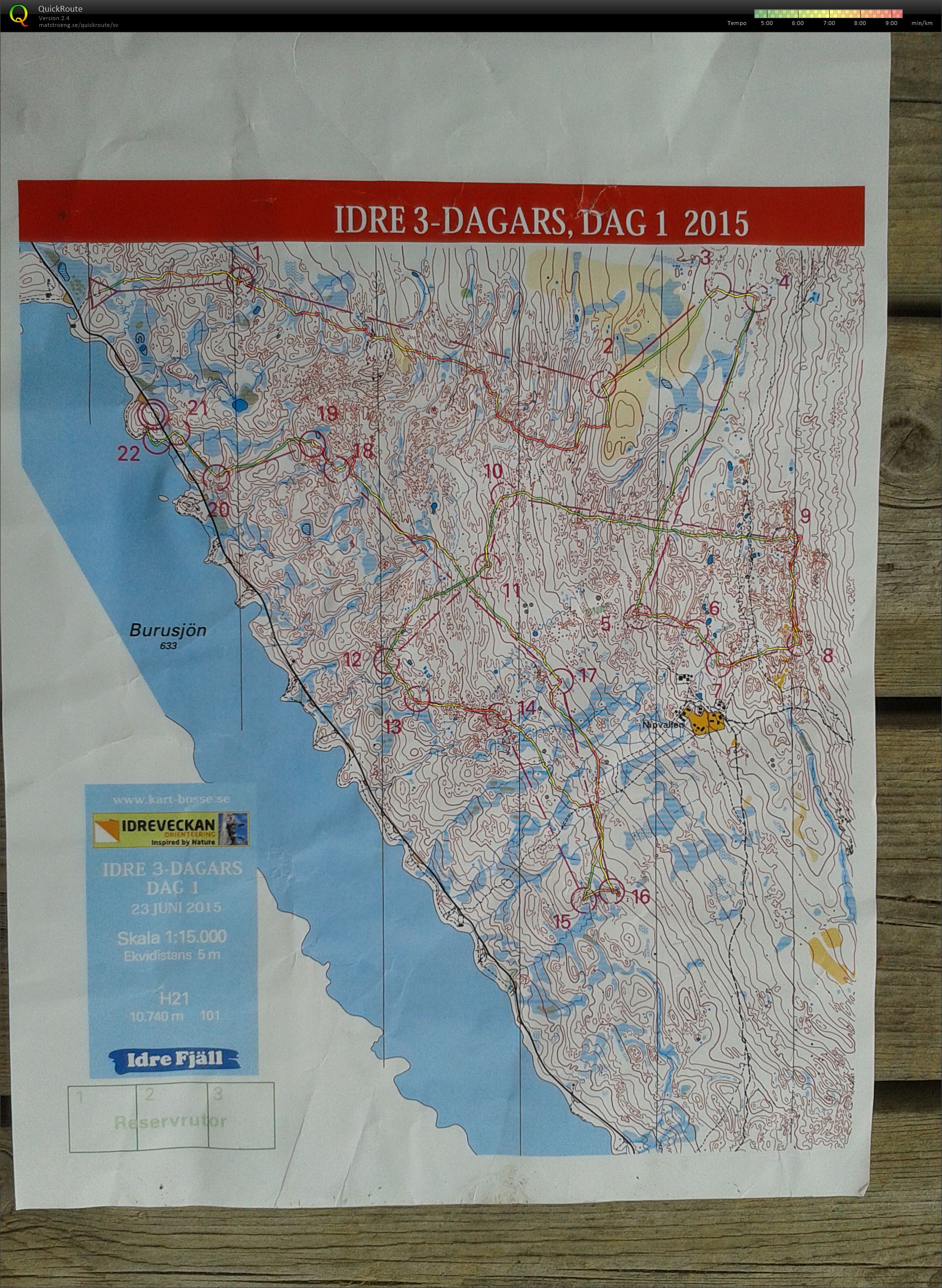 Idre 3-dagars, etapp 1 (23/06/2015)