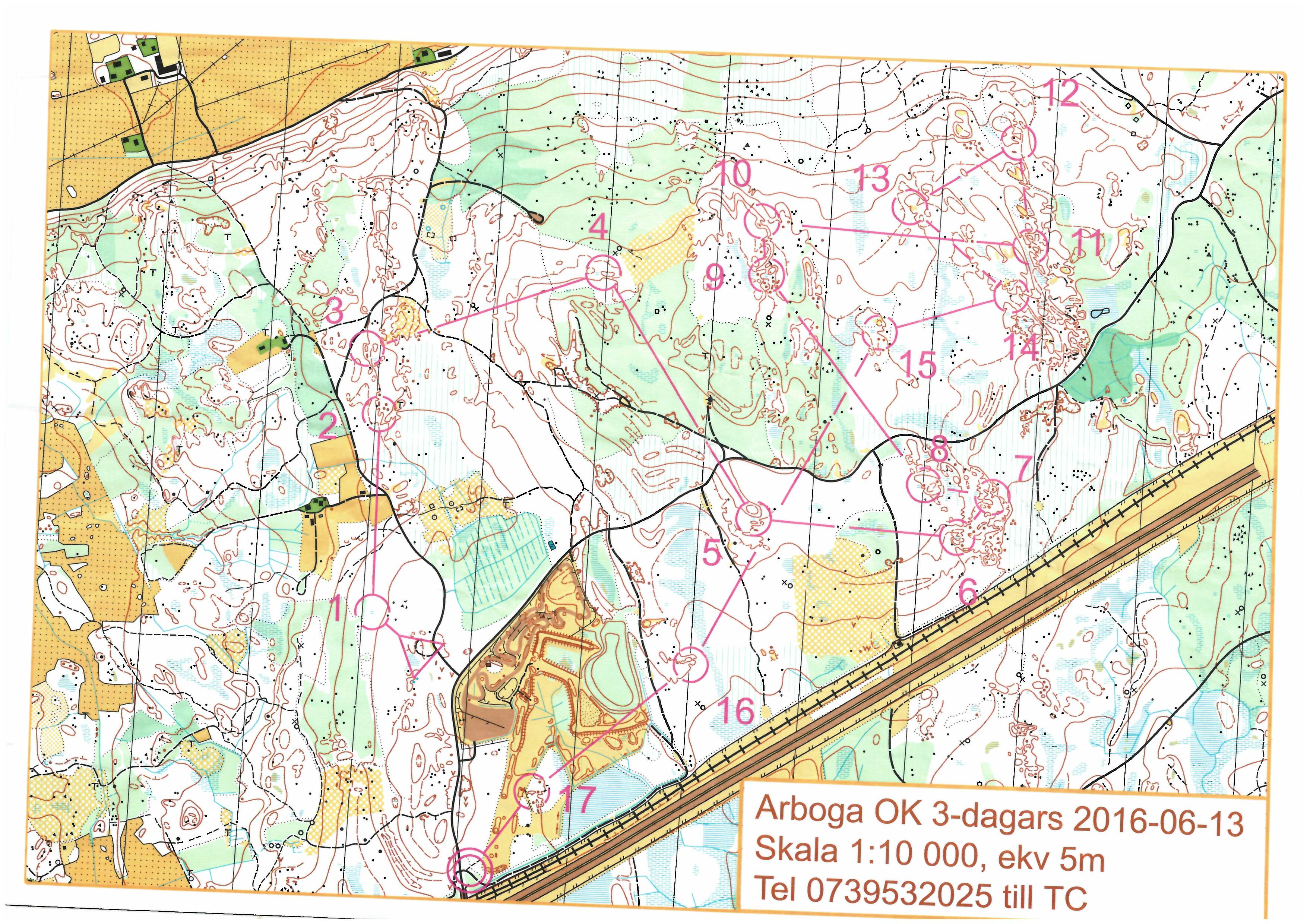 Arboga 3-dagars, etapp 1 (13/06/2016)