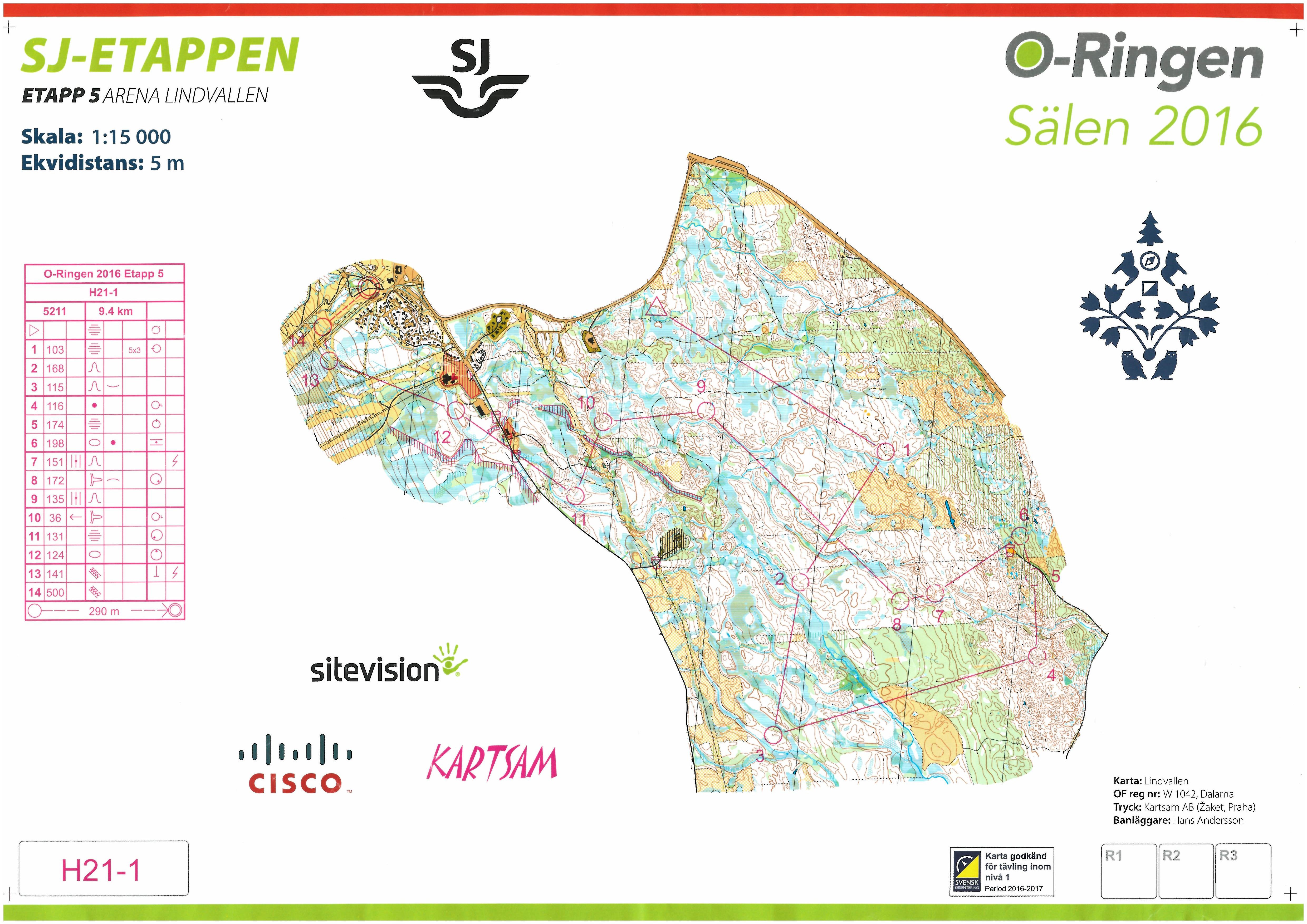 O-ringen, Etapp 5 (29.07.2016)