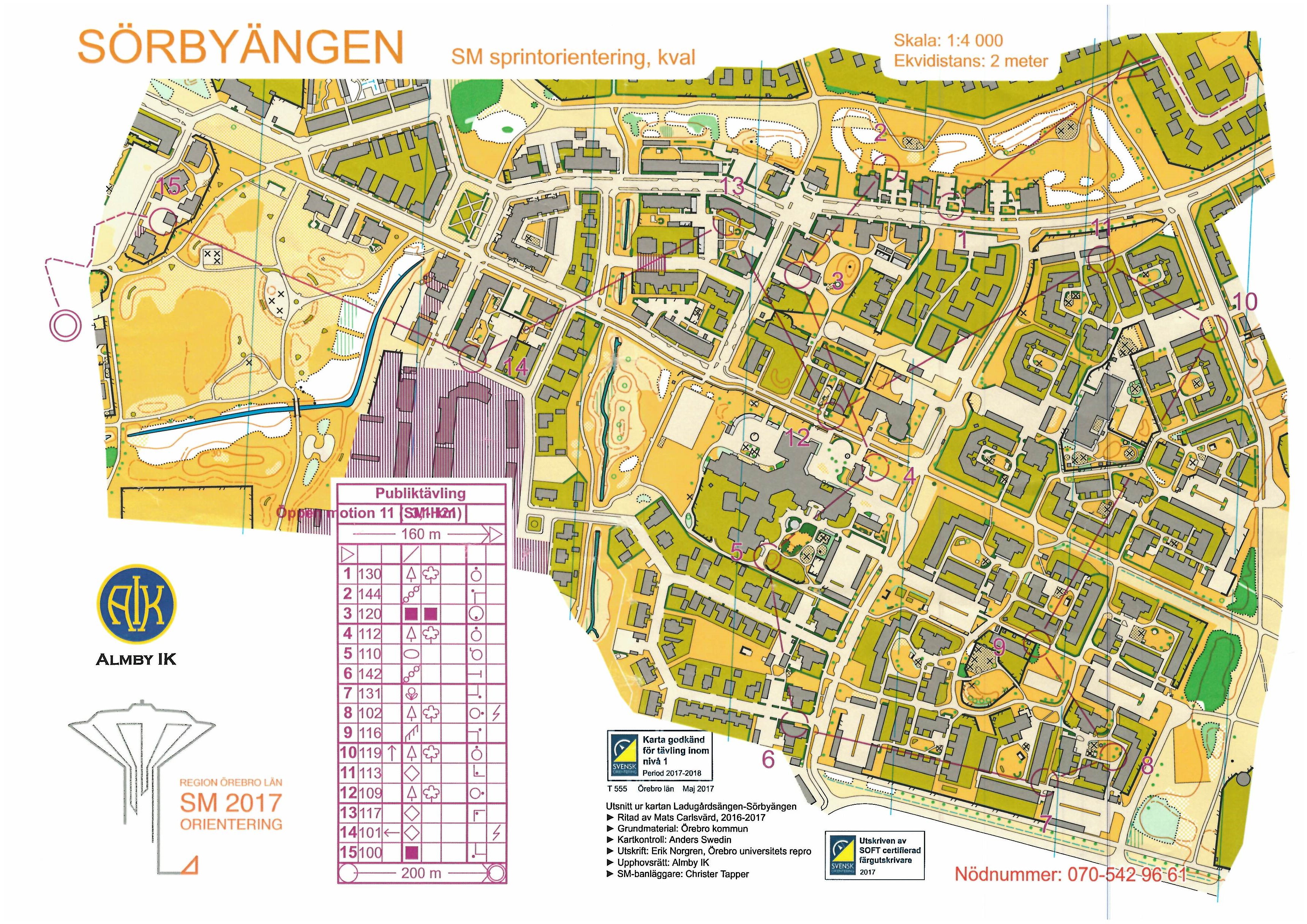 SM Sprint Publiktävling (2017-06-02)